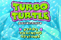 Turbo Turtle Adventure Title Screen